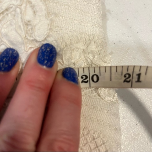 WATTERS 4011T Wedding Gown White Lace Mesh Dress 22W Bridal Maxi Train NWOT - Picture 12 of 13